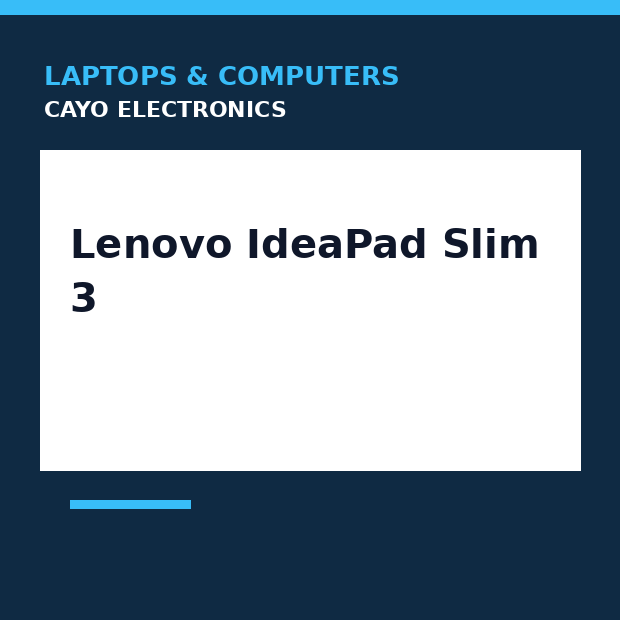 Lenovo IdeaPad Slim 3