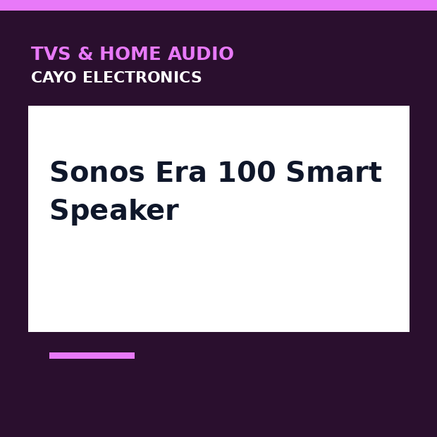 Sonos Era 100 Smart Speaker