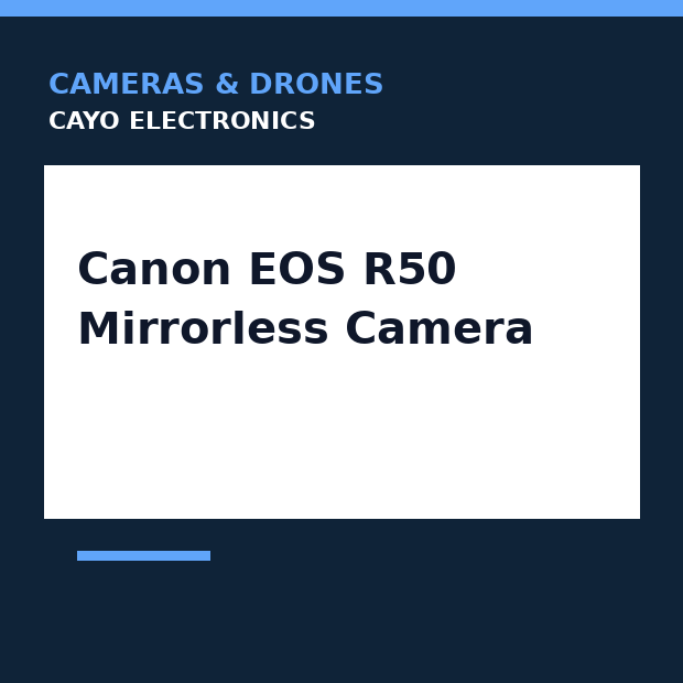 Canon EOS R50 Mirrorless Camera