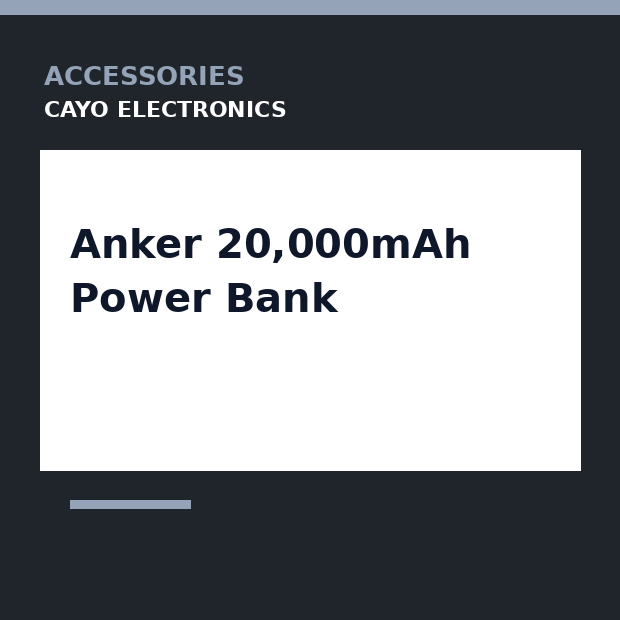 Anker 20,000mAh Power Bank
