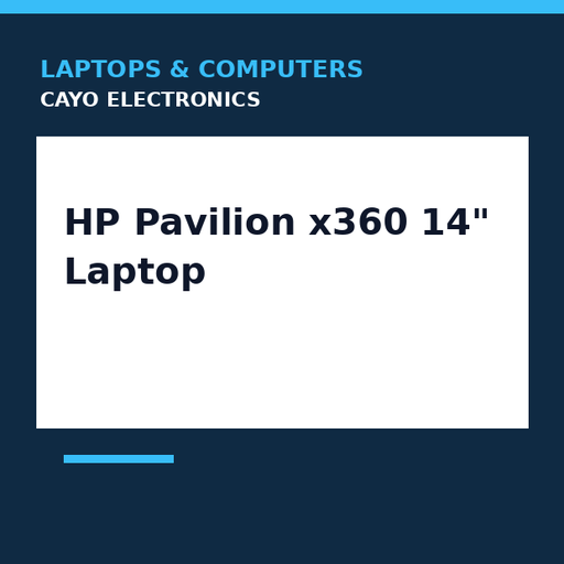 [CE-0020] HP Pavilion x360 14" Laptop