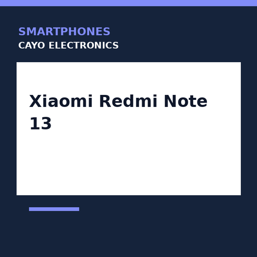 [CE-0100] Xiaomi Redmi Note 13