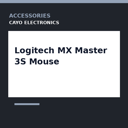 [CE-0390] Logitech MX Master 3S Mouse
