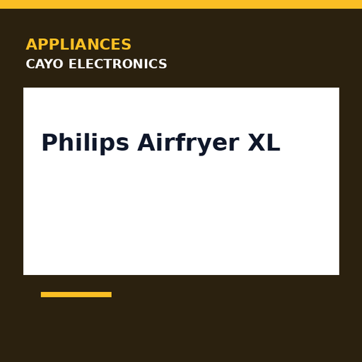 [CE-0420] Philips Airfryer XL